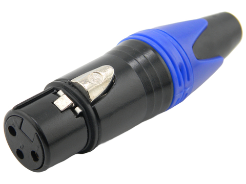 Plug xlr femea azul pci-plg-119 PCI