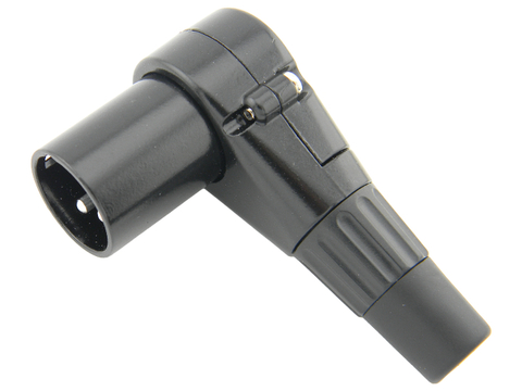 Plug xlr macho 90 graus 641609 Mxt