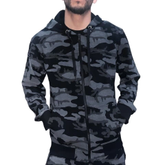 Campera Camuflada Gris