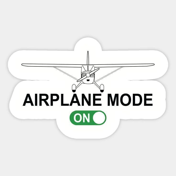 Airplane Mode- Plastificado grande