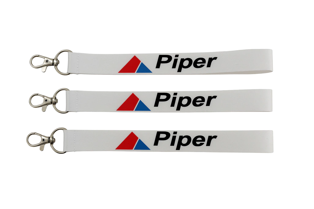 Llavero cinta Piper Blanco
