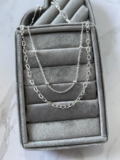 COP1307a3 Choker dupla bolinhas e corações - comprar online