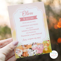 La Granja Acuarela Rosa - tienda online