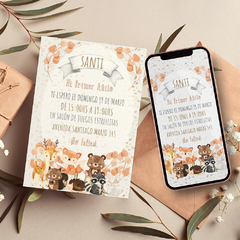 Animales del Bosque Acuarela - comprar online
