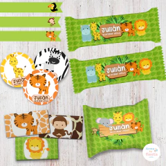 Animales de la Selva - Arma Tu Fiesta Kits 