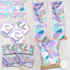 Cola de Sirena - Arma Tu Fiesta Kits 