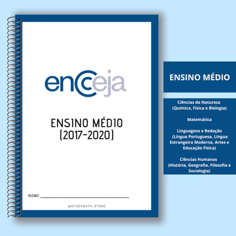 Apostila ENCCEJA 2017-2020 (Ensino Médio)