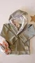 campera plush acanalado verde - comprar online