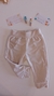 Babucha fox plush acanalado beige - comprar online