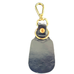 Chaveiro em couro com brasão - Instrutor personalizado com nome - comprar online