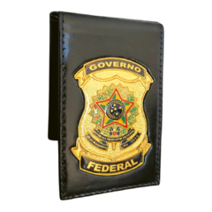 Carteira em couro com brasão - Governo Federal
