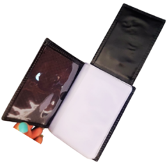 Carteira em couro com 2 brasões (interno e externo) personalizáveis - Advogada(o) personalizado com nome na internet
