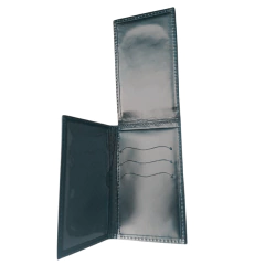 Carteira porta cartões/porta funcional em couro com brasão - Condutor socorrista com nome na internet