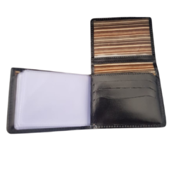 Kit 7 carteiras em couro com brasão - Personalizáveis - Loucos Por Carteiras