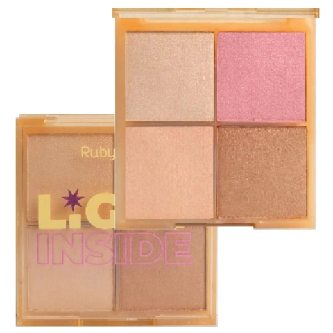 Paleta de Iluminadores Light Inside - Ruby Rose - HB7523