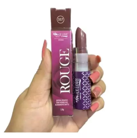 Batom Rouge Cor 357 - Max Love