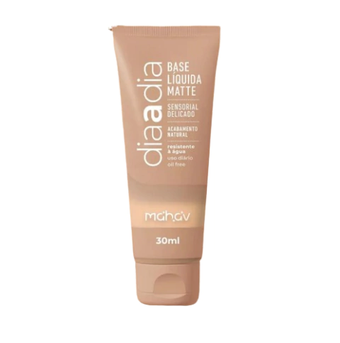 Base Líquida Matte Dia a Dia Cor 2 - Embalagem Nova - Mahav - BM-MV