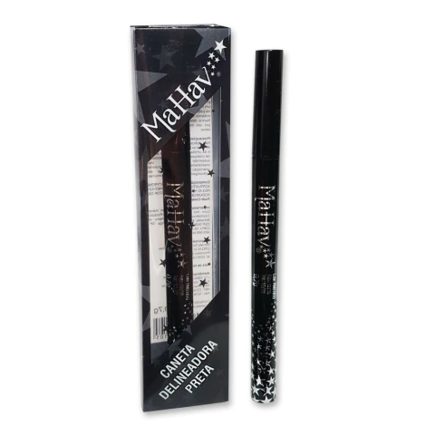 Caneta Delineadora Preta Mahav - CD-MV
