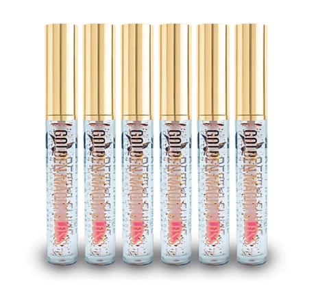 Gloss Mágico Labial 5ml - Golden Magic Gloss - Cor Rosa - Bella Femme - BF10080 - 1 Unidade - comprar online