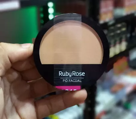 Pó Facial Compacto Profissional PC15 - Ruby Rose - HB7206-G15