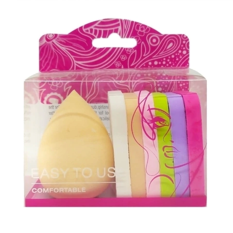 Esponja Gota + Esponjinhas Quadradinhas Cores Sortidas - IM