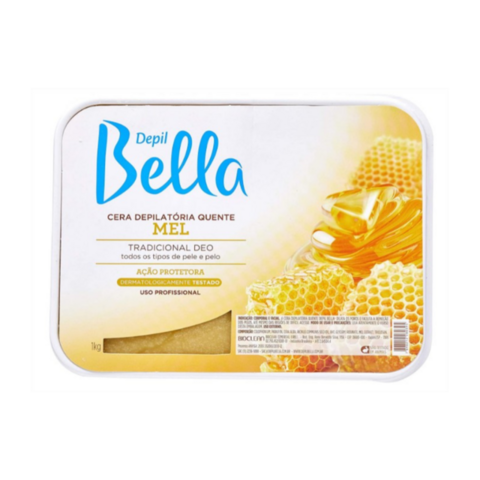 Depil Bella Cera Quente Mel 1Kg Sistema Espanhol