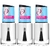 Cora Base Incolor Sem Brilho 10ml Kit 3un