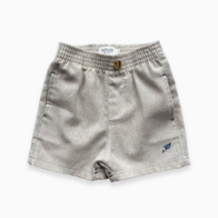 SHORTS INFANTIL LINHO NATURAL