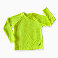 CAMISETA UV MANGA LONGA AMARELO NEON - comprar online