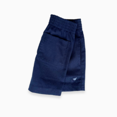 SHORTS ADULTO LINHO AZUL MARINHO