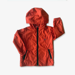 JAQUETA INFANTIL CORTA VENTO LARANJA - comprar online