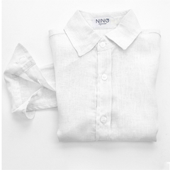 CAMISA LINHO ADULTO BRANCA