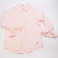 CAMISA LINHO INFANTIL ROSA BEBÊ na internet