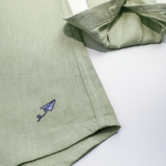 CAMISA LINHO INFANTIL MENTA - loja online