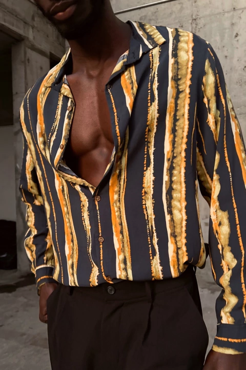 Camisa African Gold Manga Larga