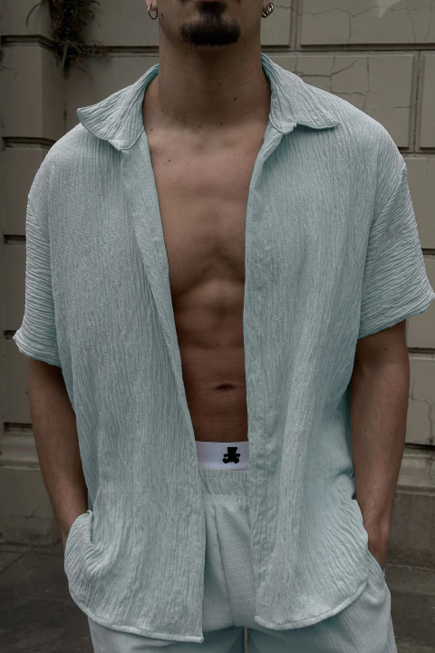 Camisa Nomad Lino Ice - comprar online