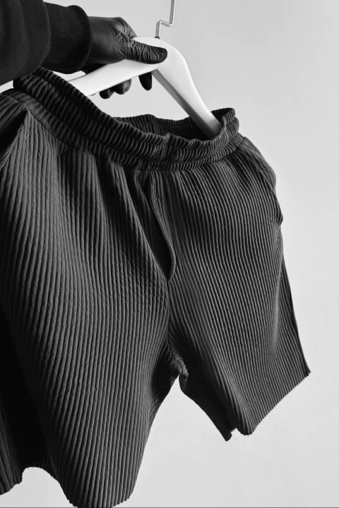 Short Jordan Ribbed Black