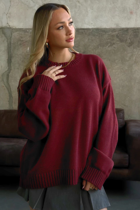 Crewneck tejido Blank Brandy - en Ella - comprar online