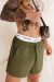 Short de Lino Militar
