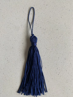 Kit 10 unidades de tassel de linha de seda, para artesanato em geral - Pacco Arts