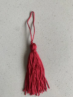 Kit 10 unidades de tassel de linha de seda, para artesanato em geral