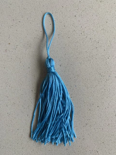 Kit 10 unidades de tassel de linha de seda, para artesanato em geral - loja online
