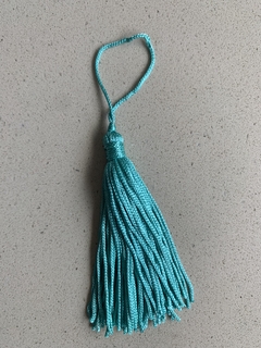 Kit 10 unidades de tassel de linha de seda, para artesanato em geral - Pacco Arts