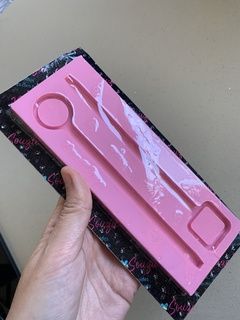 Molde para resina - caneta shaker redonda e quadrada - comprar online