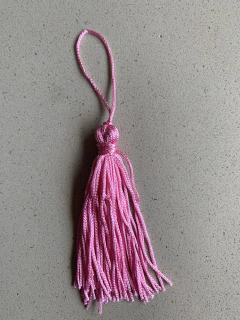 Kit 10 unidades de tassel de linha de seda, para artesanato em geral na internet