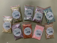 Glitter flocado - coleção brisa!