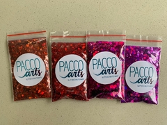 Imagem do Kit Com 20 Cores De Glitter Holográfico Flocado (200 Gramas)