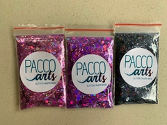 Kit Com 20 Cores De Glitter Holográfico Flocado (200 Gramas) - loja online