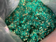 Glitter flocado - coleção gold! - Pacco Arts