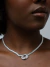 Choker Corrente Rabo de Rato Nó